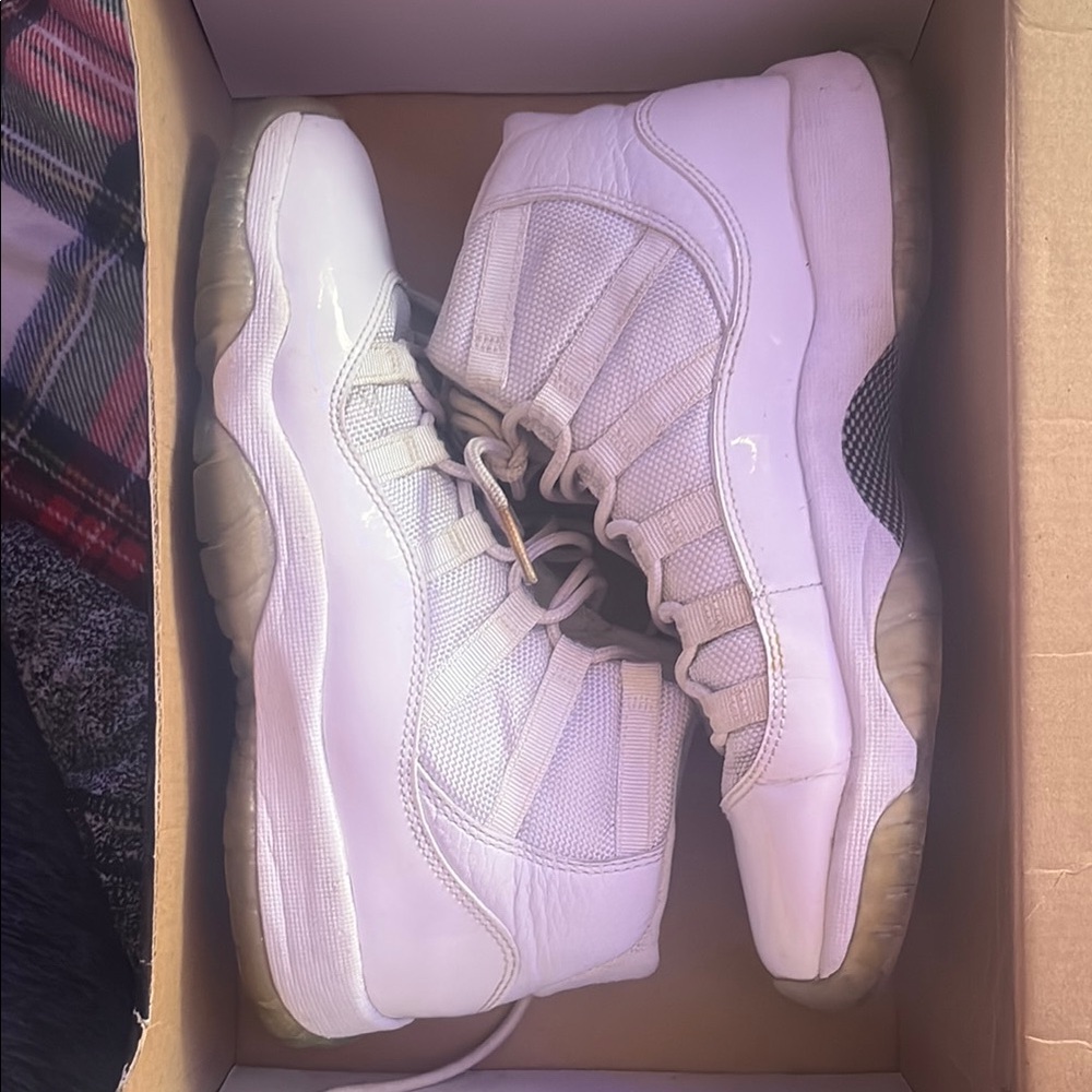 2009 ANNIVERSARY JORDAN SILVER 11s RARE